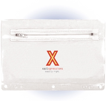 Premium Translucent Vinyl Zippered Pack, Full Color Digital