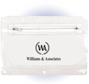 Premium Translucent Vinyl Zippered Pack, Full Color Digital