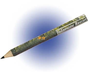 Round Golf Pencils, Full Color Digital