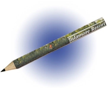 Round Golf Pencils, Full Color Digital