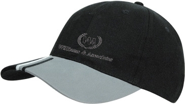 Brushed Cotton With Tri-Colored Peak