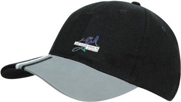 Brushed Cotton With Tri-Colored Peak