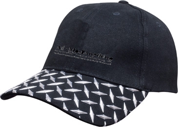 Brushed Heavy Cotton with Checker Plate on Peak