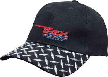 Brushed Heavy Cotton with Checker Plate on Peak