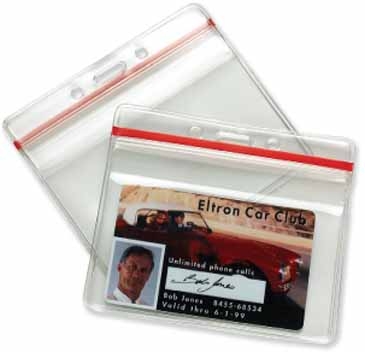 Sealable Horizontal Card Holder