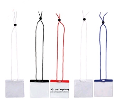 Large Horizontal Corded Card Holder