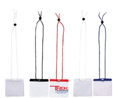 Large Horizontal Corded Card Holder