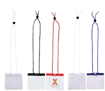 Large Horizontal Corded Card Holder