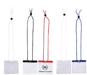 Large Horizontal Corded Card Holder