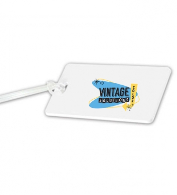 Rectangle Luggage Tag with Digital Imprint