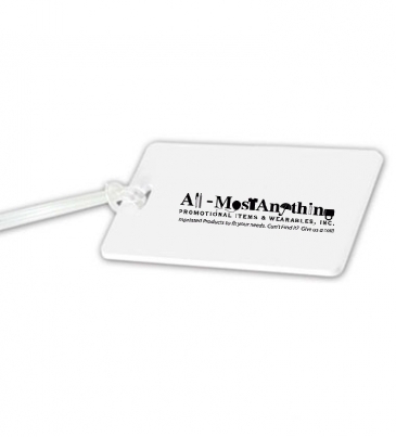 Rectangle Luggage Tag with Digital Imprint