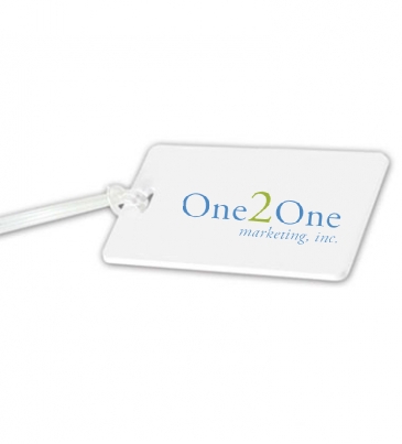 Rectangle Luggage Tag with Digital Imprint