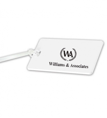 Rectangle Luggage Tag with Digital Imprint