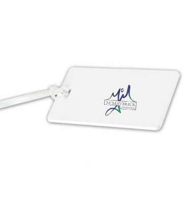 Rectangle Luggage Tag with Digital Imprint