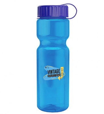 Champion - 28 oz. Trans. Bottle-Tethered Lid