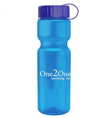 Champion - 28 oz. Trans. Bottle-Tethered Lid
