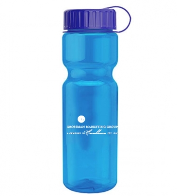 Champion - 28 oz. Trans. Bottle-Tethered Lid
