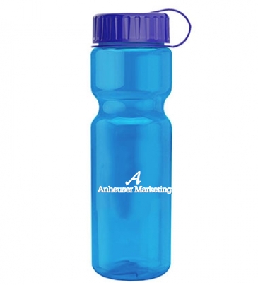 Champion - 28 oz. Trans. Bottle-Tethered Lid