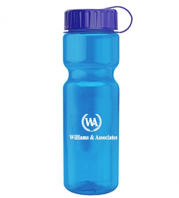 Champion - 28 oz. Trans. Bottle-Tethered Lid