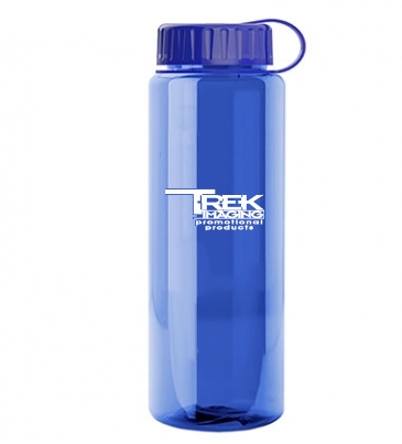 The Guzzler - 32 oz. Trans. Bottle-Tethered Lid