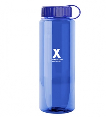 The Guzzler - 32 oz. Trans. Bottle-Tethered Lid
