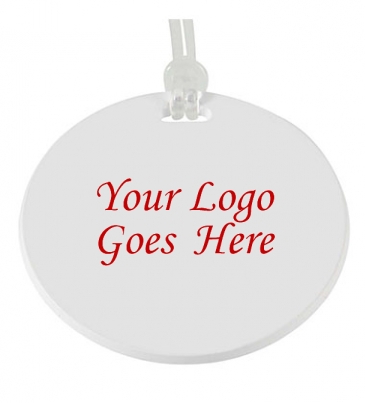 Round Digital Luggage Tag