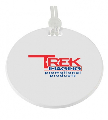 Round Digital Luggage Tag