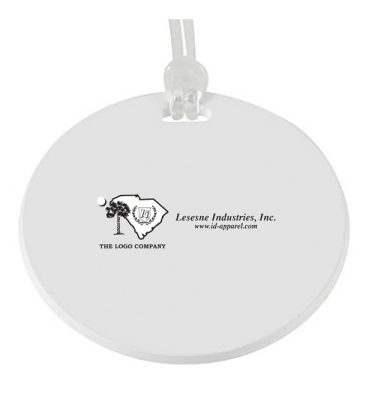 Round Digital Luggage Tag