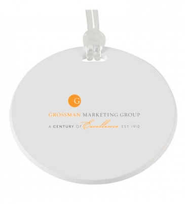 Round Digital Luggage Tag