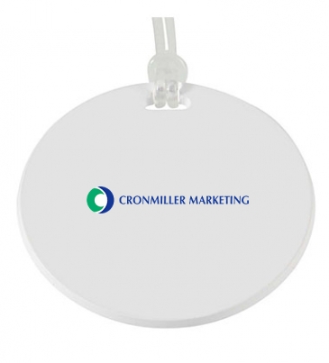 Round Digital Luggage Tag
