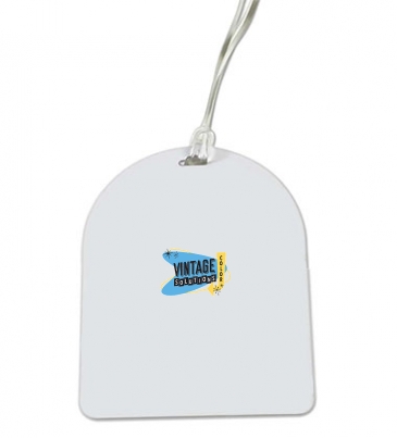 Oval Top Golf Tag - 4c Digital Imprint