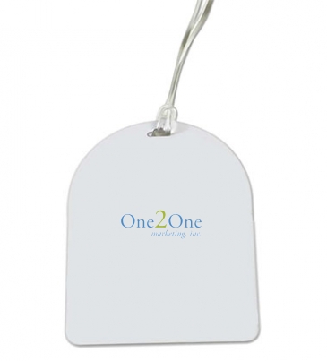 Oval Top Golf Tag - 4c Digital Imprint
