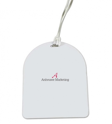 Oval Top Golf Tag - 4c Digital Imprint