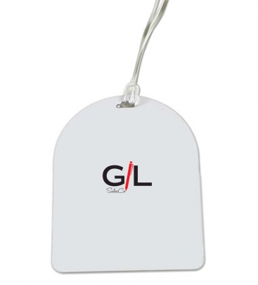 Oval Top Golf Tag - 4c Digital Imprint