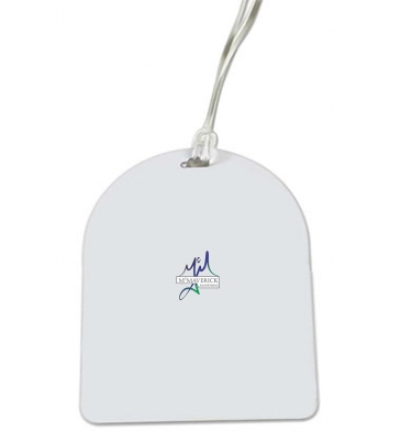 Oval Top Golf Tag - 4c Digital Imprint