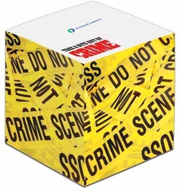 3" x 3" Adhesive Notepad - Small Full Cube