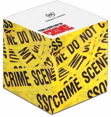 3" x 3" Adhesive Notepad - Small Full Cube