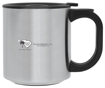 12 oz. Stainless Steel City Coffee Mug