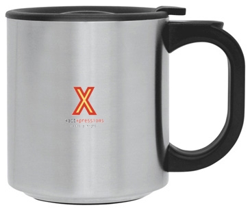 12 oz. Stainless Steel City Coffee Mug