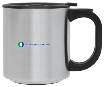 12 oz. Stainless Steel City Coffee Mug