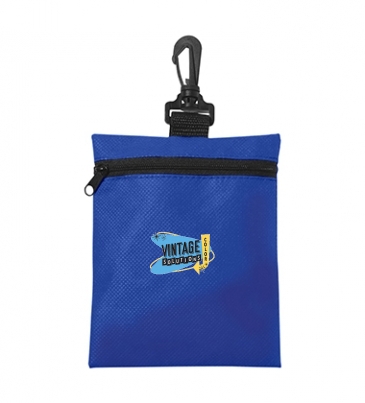 Non-Woven Zippered Pouch