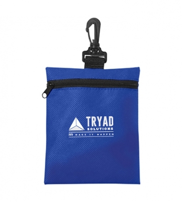 Non-Woven Zippered Pouch