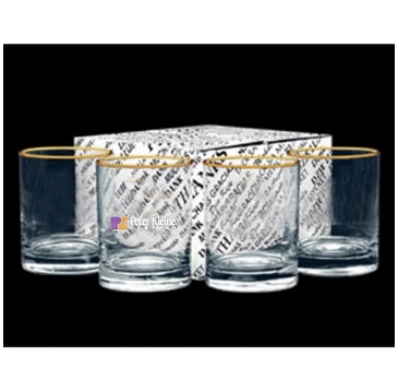 14 oz. Thank You Set of 4 DOF Glasses - Etch