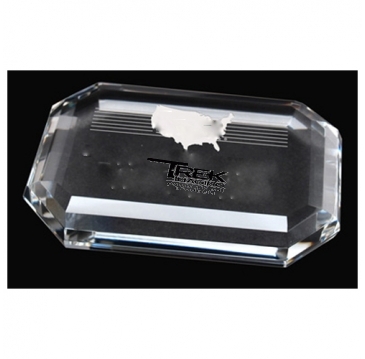 Faceted Rectangle Paperweight