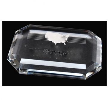 Faceted Rectangle Paperweight