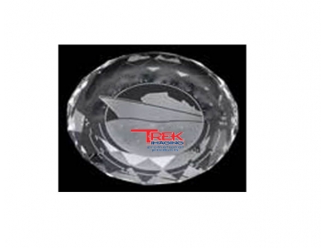 Faceted Circle Paperweight