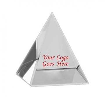 Large Pyramid Paperweight