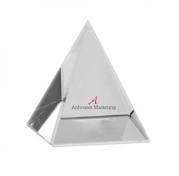 Large Pyramid Paperweight
