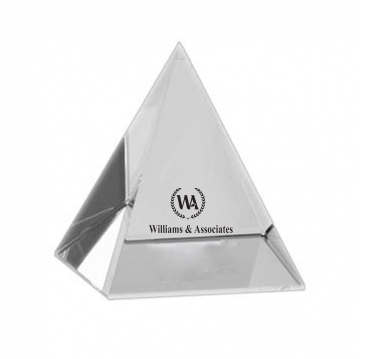 Large Pyramid Paperweight