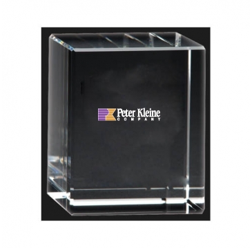 Large Cube Paperweight